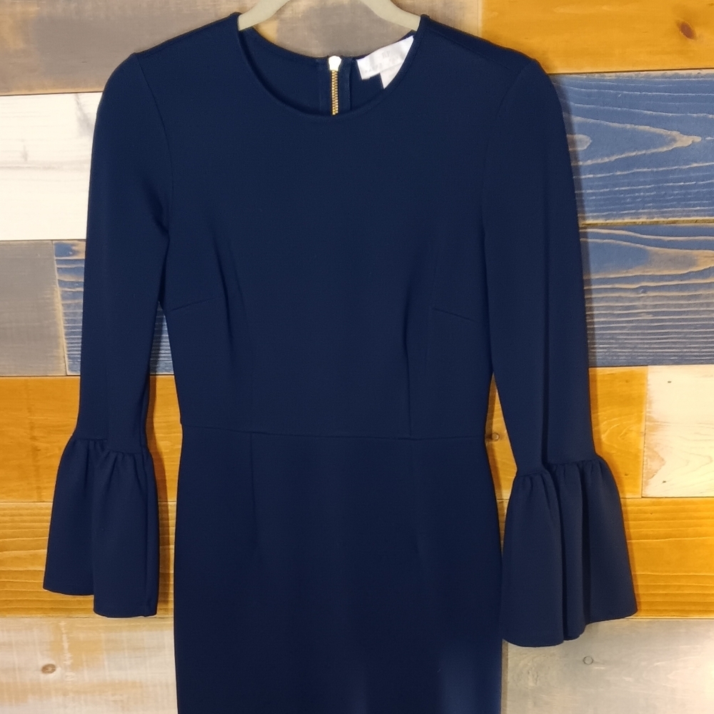 Rachel Parcell Dress XS Navy Blue Career Formal - Picture 4 of 8